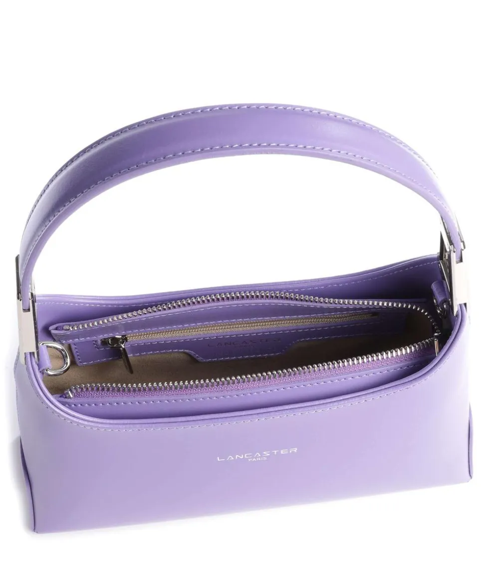 Suave Ace Schultertasche glattes Rindsleder violett