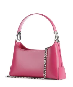Suave Ace Schultertasche glattes Rindsleder pink