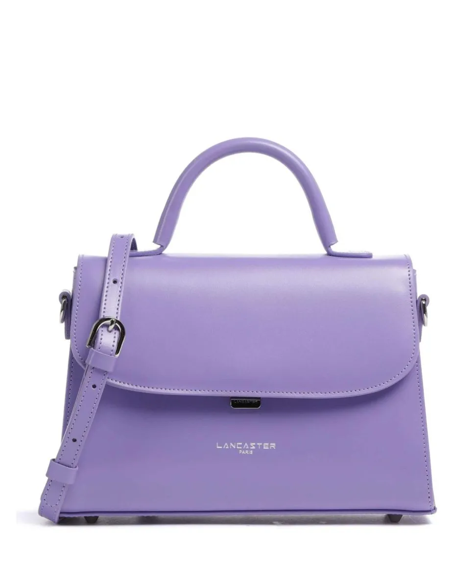 Suave Even Handtasche glattes Rindsleder violett