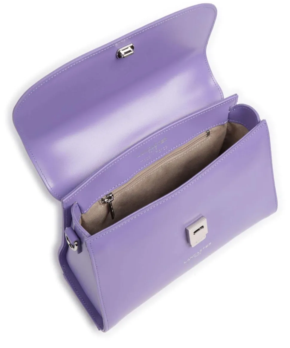 Suave Even Handtasche glattes Rindsleder violett