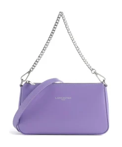 Suave Even Schultertasche glattes Rindsleder violett