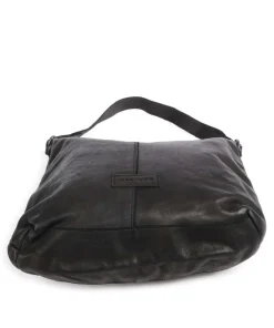 Submarine Beuteltasche genarbtes Rindsleder schwarz