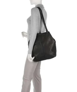 Submarine Shopper fein genarbtes Rindsleder schwarz