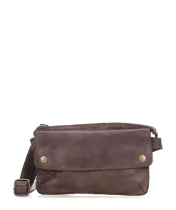 Submarine Umhängetasche fein genarbtes Rindsleder braun