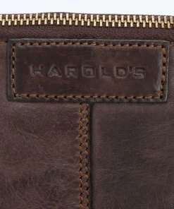 Submarine Umhängetasche fein genarbtes Rindsleder braun