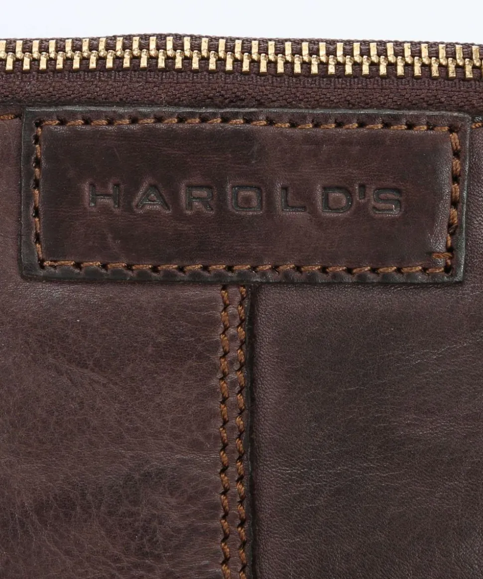 Submarine Umhängetasche fein genarbtes Rindsleder braun