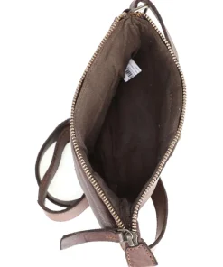 Submarine Umhängetasche fein genarbtes Rindsleder braun