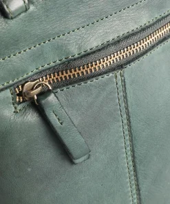 Submarine Umhängetasche Rindsleder dunkelgrün