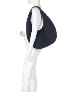 Suede Gabi Beuteltasche aufgerautes Rindsleder navy