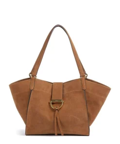 Suede Temi Shopper aufgerautes Leder braun