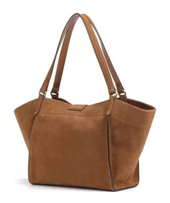 Suede Temi Shopper aufgerautes Leder braun