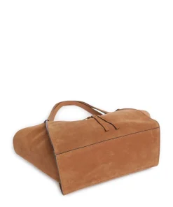 Suede Temi Shopper aufgerautes Leder braun