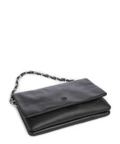 Sugar Pop Schultertasche genarbtes Rindsleder schwarz