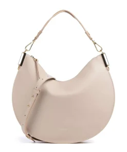 Sunup Beuteltasche genarbtes Rindsleder beige