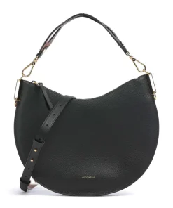 Sunup Beuteltasche genarbtes Leder schwarz