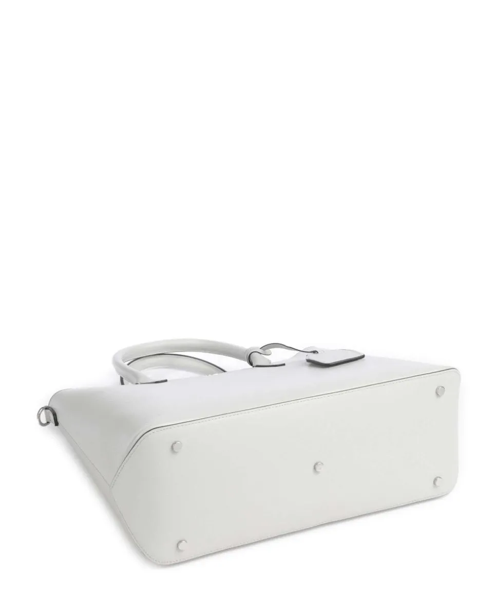 Super Star Handtasche Saffiano-Rindsleder hellgrau