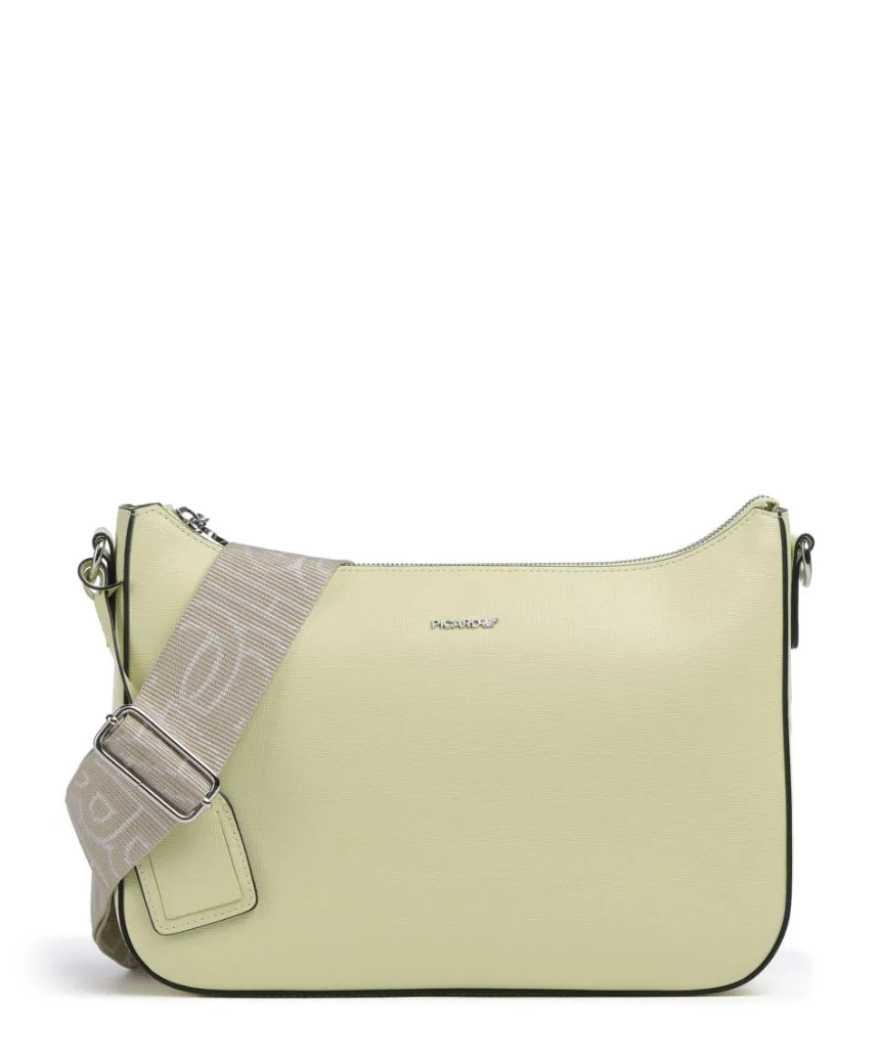 Super Star Umhängetasche Saffiano-Rindsleder gelb