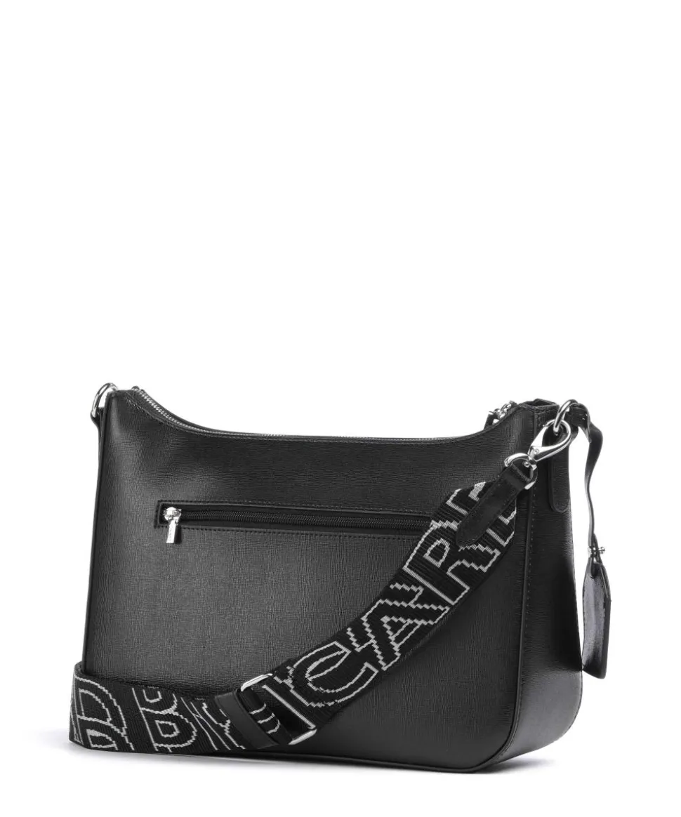 Super Star Umhängetasche Saffiano-Rindsleder schwarz