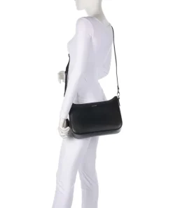 Super Star Umhängetasche Saffiano-Rindsleder schwarz