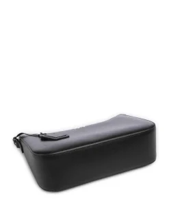 Super Star Umhängetasche Saffiano-Rindsleder schwarz