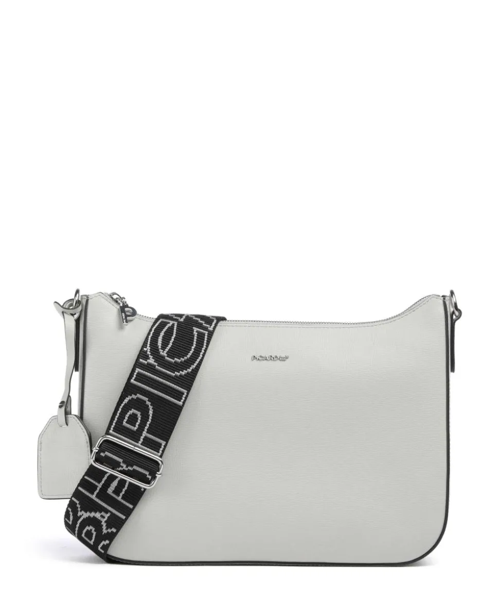 Super Star Umhängetasche Saffiano-Rindsleder hellgrau