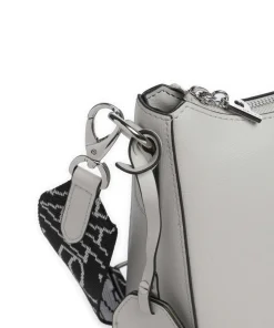 Super Star Umhängetasche Saffiano-Rindsleder hellgrau