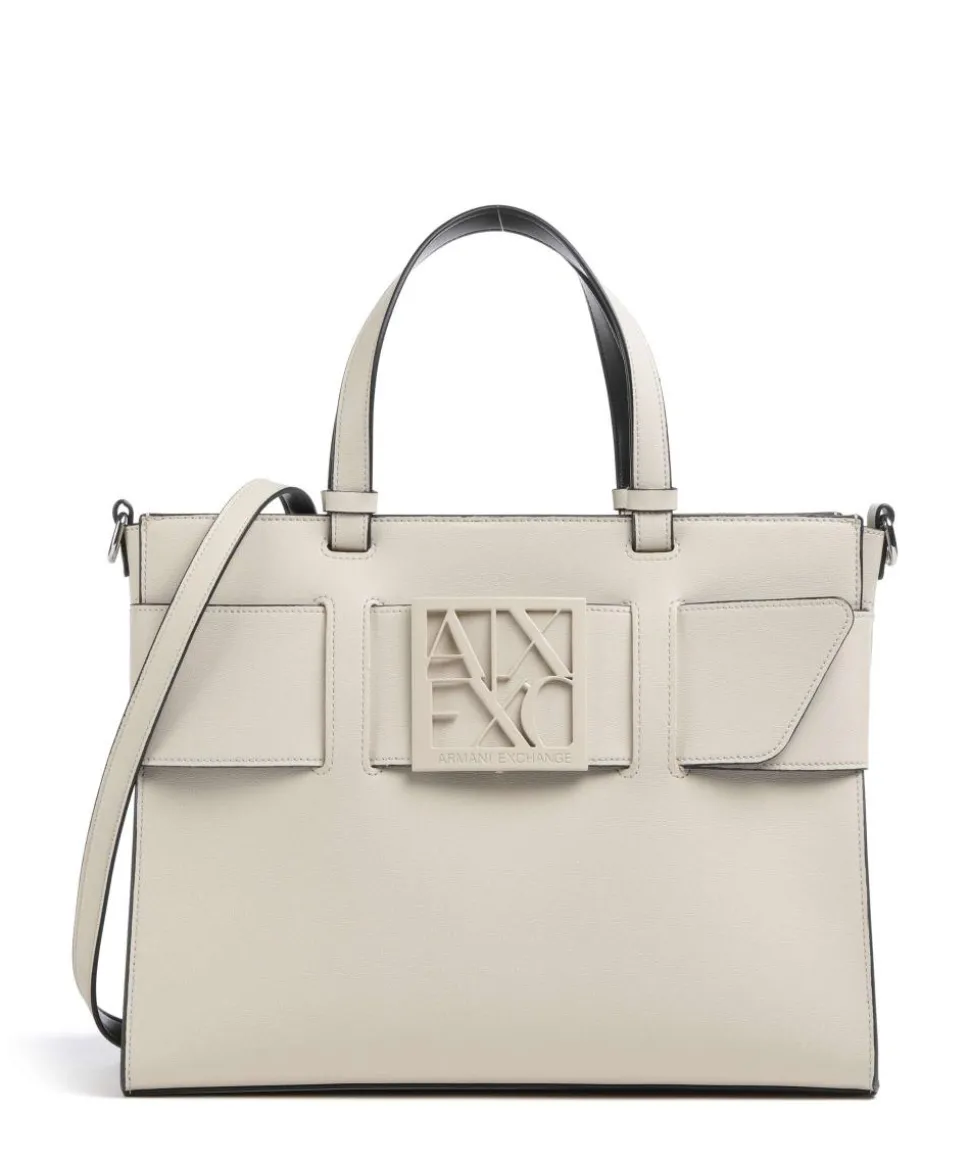 Susie Handtasche Lederimitat elfenbein