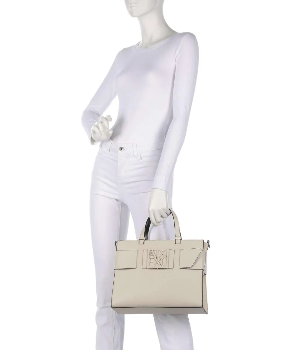 Susie Handtasche Lederimitat elfenbein