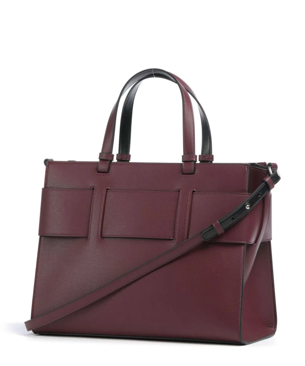 Susie Handtasche Lederimitat wein