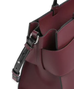 Susie Handtasche Lederimitat wein