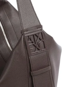 Susie L Beuteltasche Lederimitat dunkelbraun