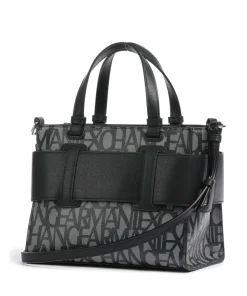 Susie M Handtasche Baumwolle beige/schwarz