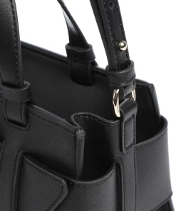 Susie M Handtasche Lederimitat schwarz