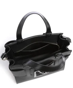 Susie M Handtasche Lederimitat schwarz