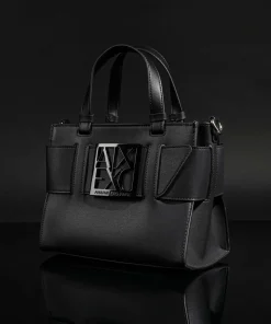 Susie M Handtasche Lederimitat schwarz