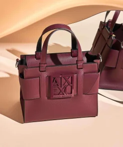 Susie M Handtasche Lederimitat wein