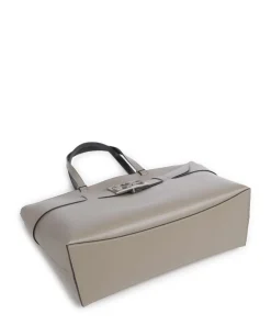 Susie M Shopper Lederimitat taupe