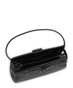 Susie M Shopper Lederimitat schwarz