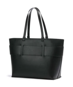 Susie M Shopper Lederimitat schwarz