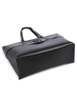 Susie M Shopper Lederimitat schwarz