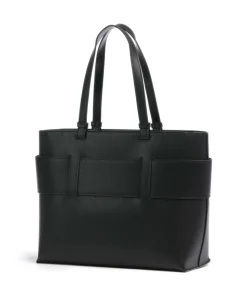 Susie S Shopper Lederimitat schwarz