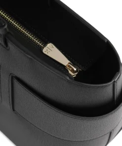 Susie S Shopper Lederimitat schwarz