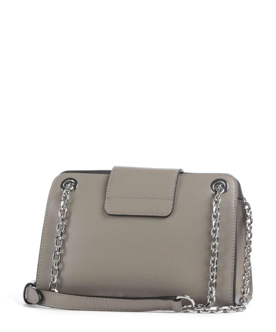 Susie Schultertasche Lederimitat taupe