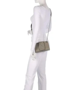 Susie Schultertasche Lederimitat taupe