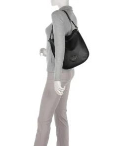 Sweet Heart Beuteltasche Lederimitat schwarz