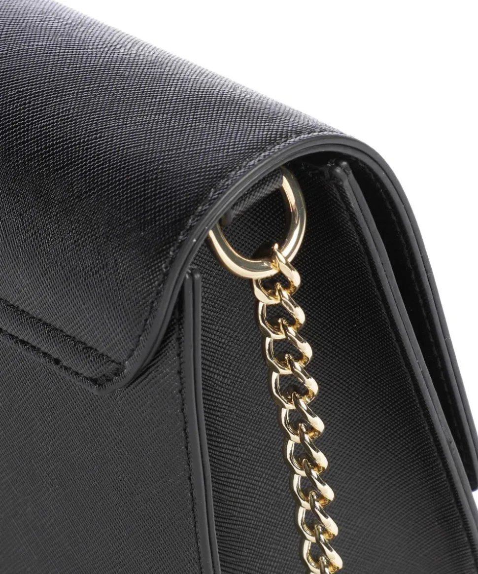 Sweet Heart Schultertasche Lederimitat schwarz