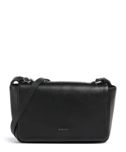 Sycamore Grove Umhängetasche Leder schwarz