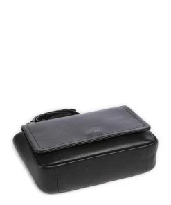 Sycamore Grove Umhängetasche Leder schwarz