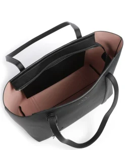 Sylvie Shopper Lederimitat schwarz