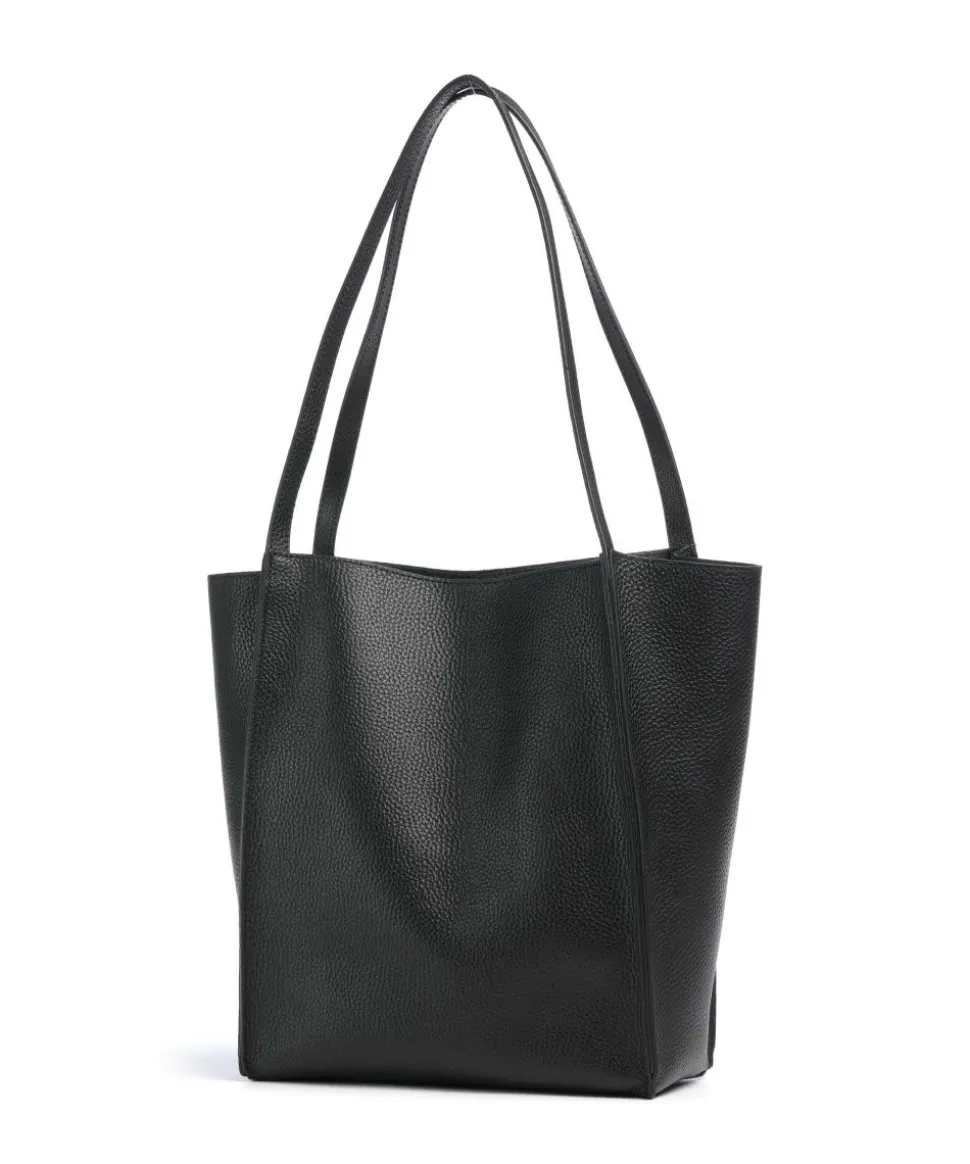 Taala Shopper genarbtes Rindsleder schwarz